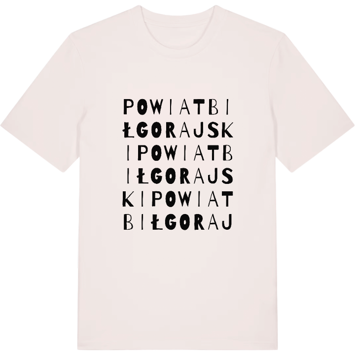 powiat biłgorajski ordlek t-shirt – t-shirt från PinShirt