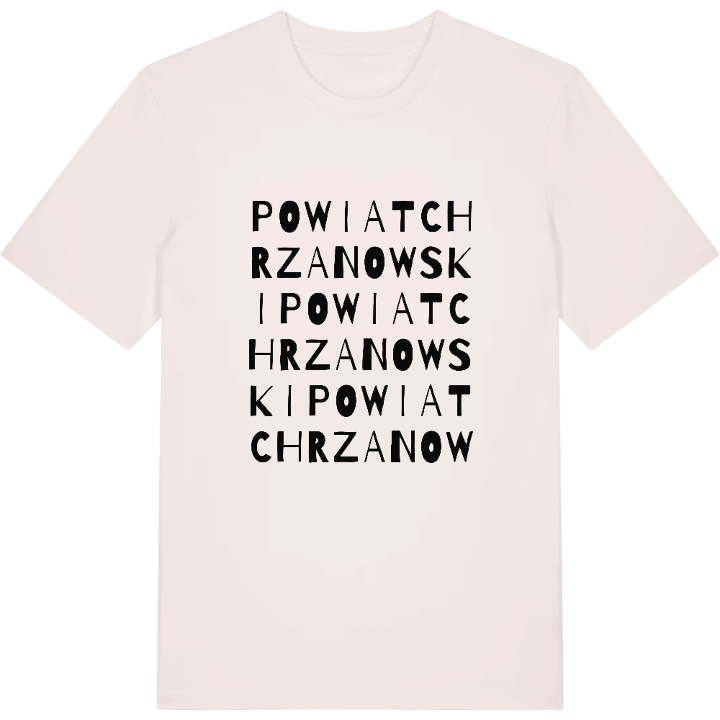powiat chrzanowski ordlek t-shirt – t-shirt från PinShirt