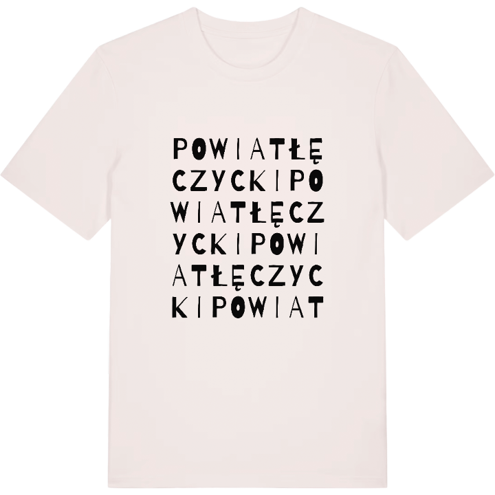 powiat łęczycki ordlek t-shirt – t-shirt från PinShirt