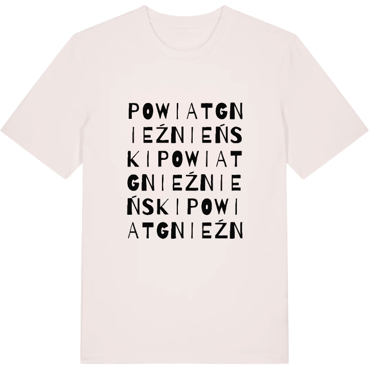 powiat gnieźnieński ordlek t-shirt – t-shirt från PinShirt