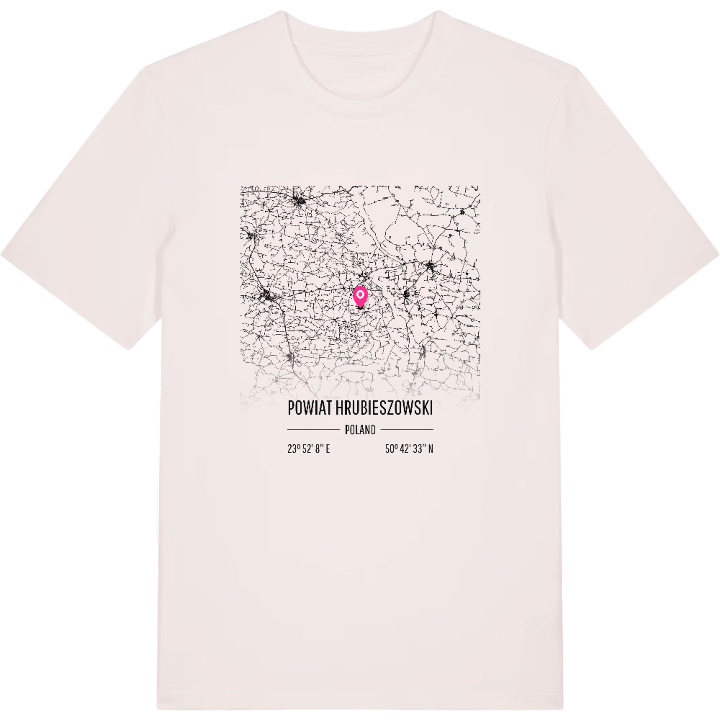 powiat hrubieszowski karta t-shirt – t-shirt från PinShirt
