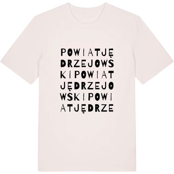 powiat jędrzejowski ordlek t-shirt – t-shirt från PinShirt