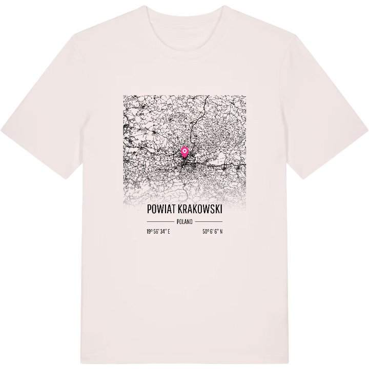 powiat krakowski karta t-shirt – t-shirt från PinShirt