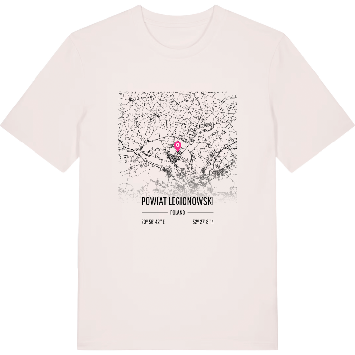 powiat legionowski karta t-shirt – t-shirt från PinShirt