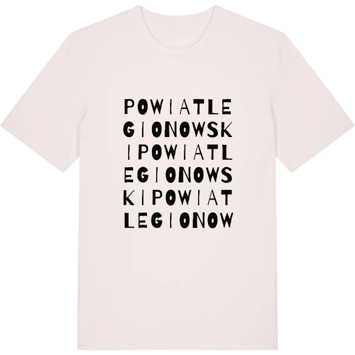 powiat legionowski ordlek t-shirt – t-shirt från PinShirt