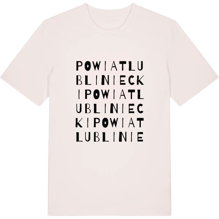 powiat lubliniecki ordlek t-shirt – t-shirt från PinShirt