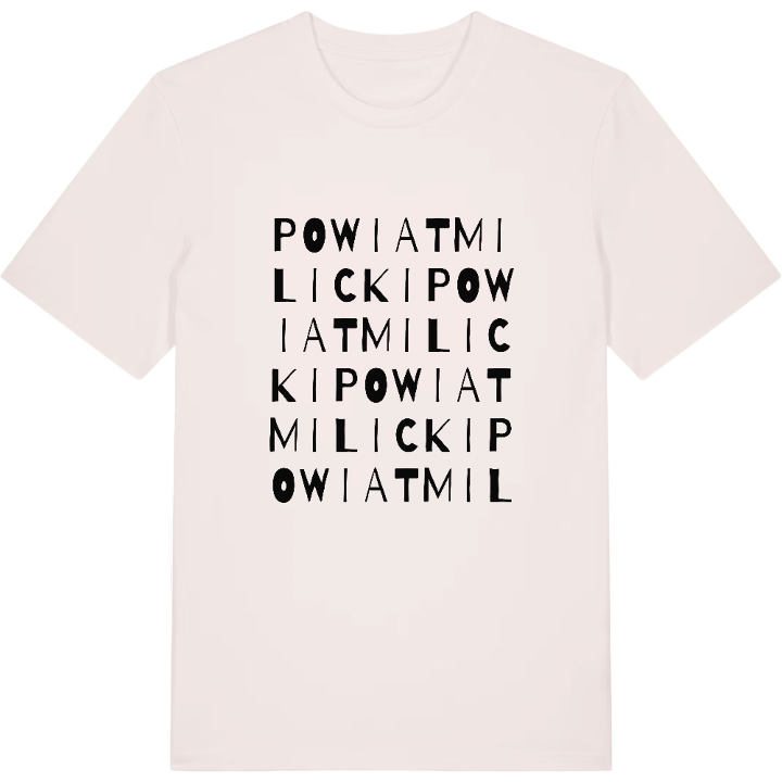 powiat milicki ordlek t-shirt – t-shirt från PinShirt