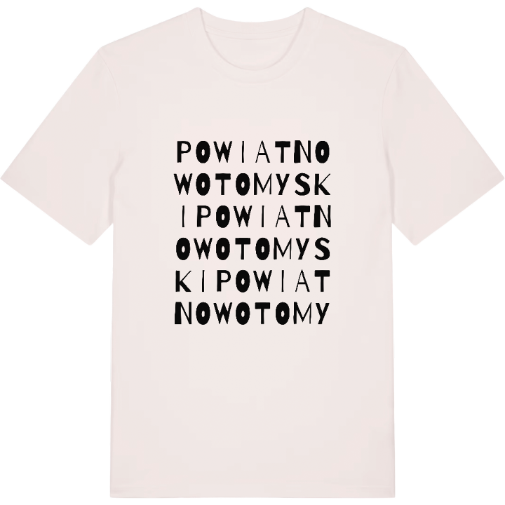 powiat nowotomyski ordlek t-shirt – t-shirt från PinShirt