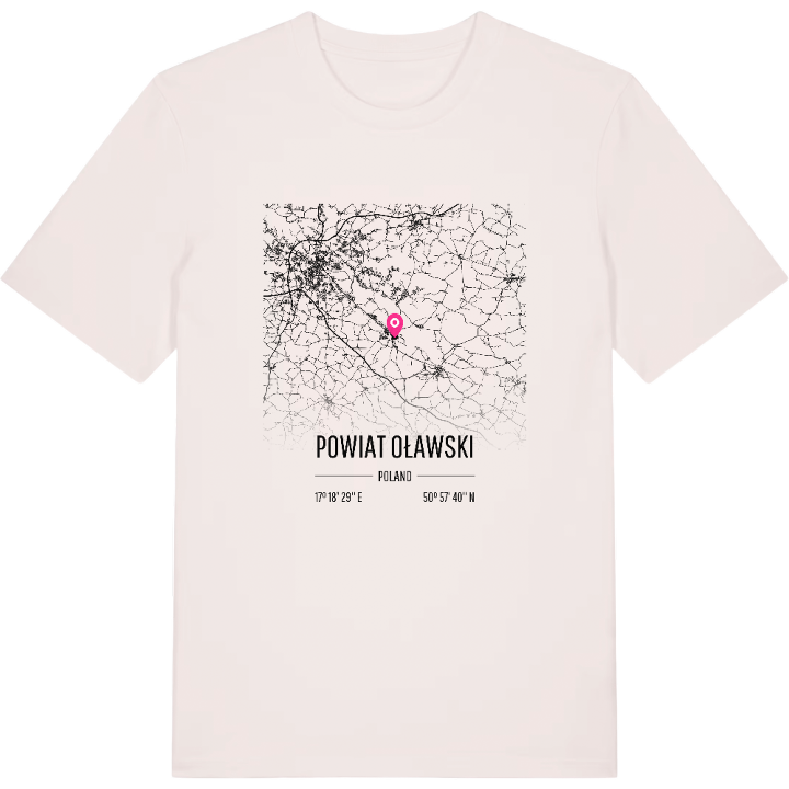 powiat oławski karta t-shirt – t-shirt från PinShirt