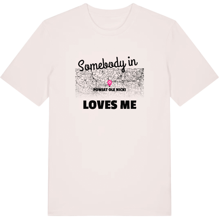 Någon i powiat oleśnicki älskar mig t-shirt – t-shirt från PinShirt