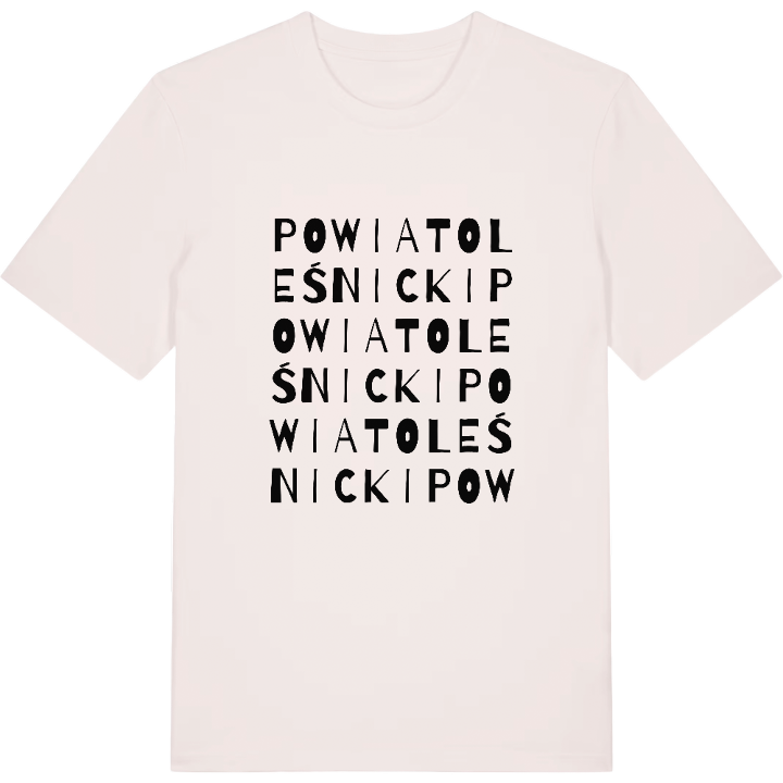 powiat oleśnicki ordlek t-shirt – t-shirt från PinShirt