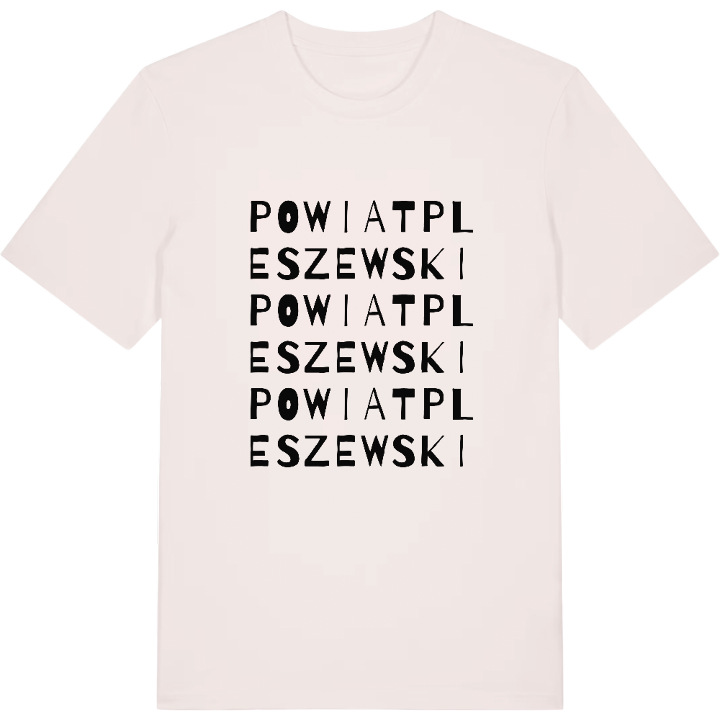 powiat pleszewski ordlek t-shirt – t-shirt från PinShirt