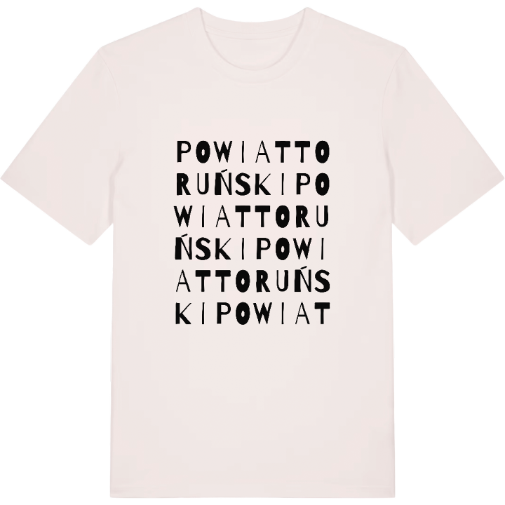 powiat toruński ordlek t-shirt – t-shirt från PinShirt