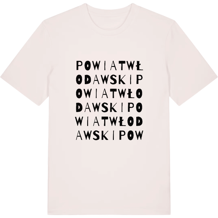powiat włodawski ordlek t-shirt – t-shirt från PinShirt