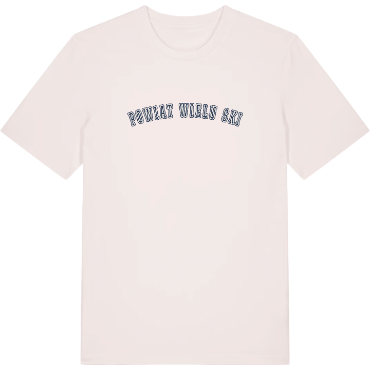 powiat wieluński college t-shirt – t-shirt från PinShirt