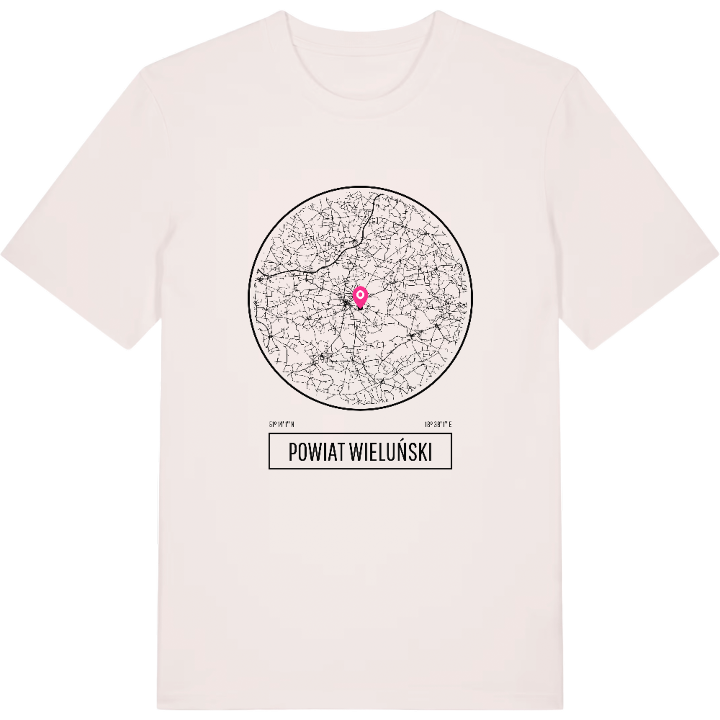 powiat wieluński t-shirt – t-shirt från PinShirt
