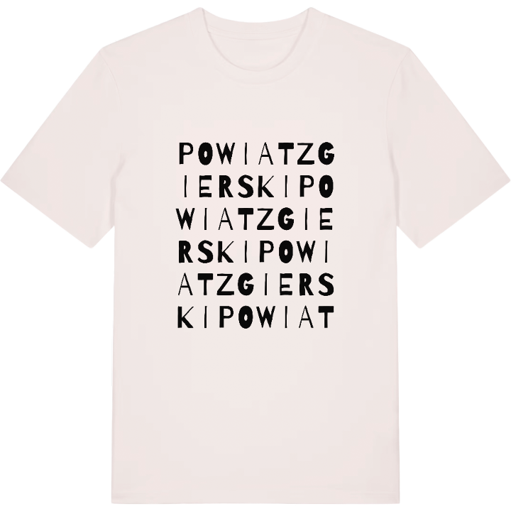 powiat zgierski ordlek t-shirt – t-shirt från PinShirt