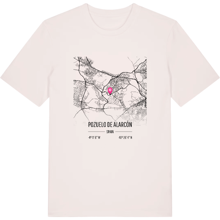 Pozuelo de Alarcón karta t-shirt – t-shirt från PinShirt