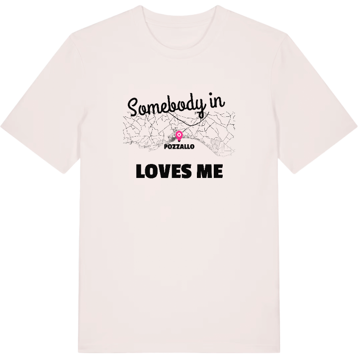 Någon i Pozzallo älskar mig t-shirt – t-shirt från PinShirt