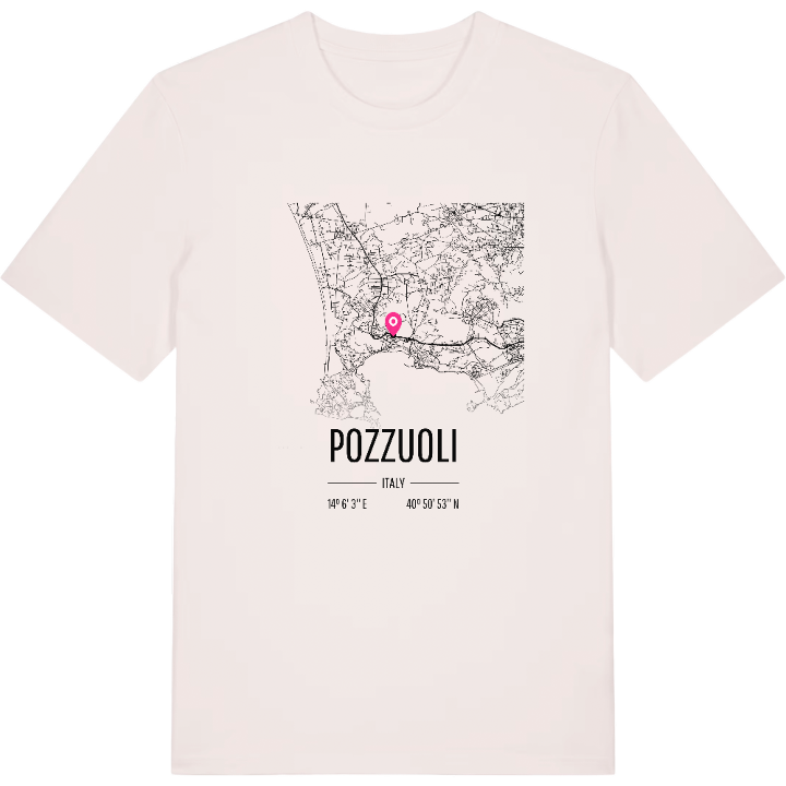 Pozzuoli karta t-shirt – t-shirt från PinShirt
