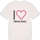 Jag älskar Prace Małe t-shirt stort tryck