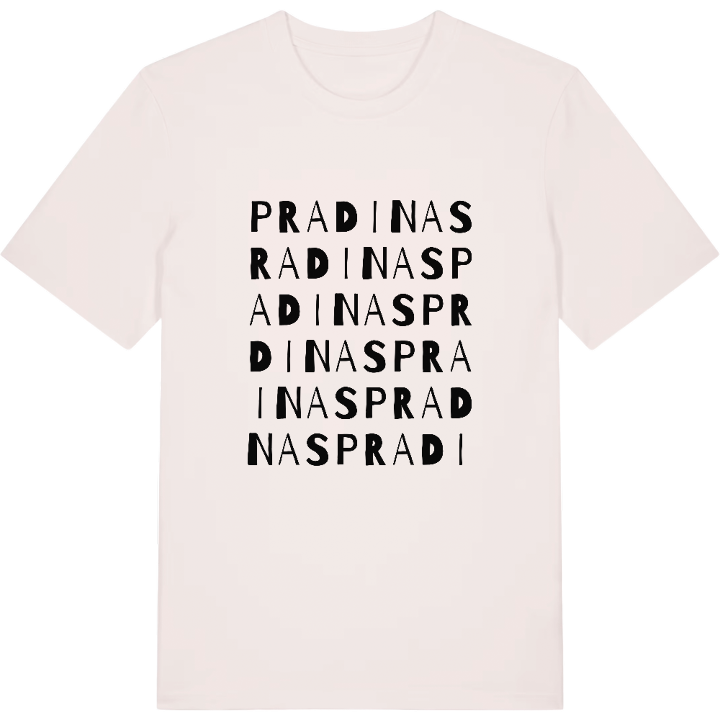 Pradinas ordlek t-shirt – t-shirt från PinShirt