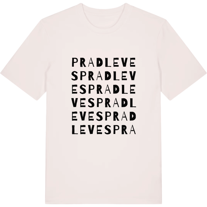Pradleves ordlek t-shirt – t-shirt från PinShirt