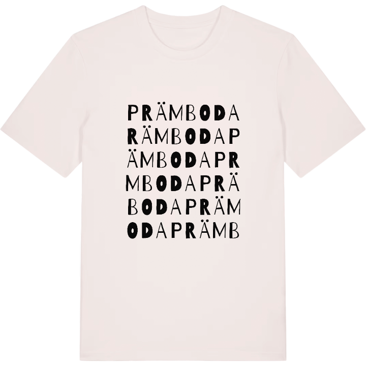 Prämboda ordlek t-shirt – t-shirt från PinShirt