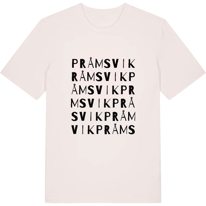 Pråmsvik ordlek t-shirt – t-shirt från PinShirt