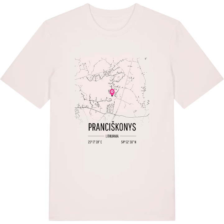 Pranciškonys karta t-shirt – t-shirt från PinShirt