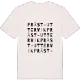 Präst-Uttervik ordlek t-shirt