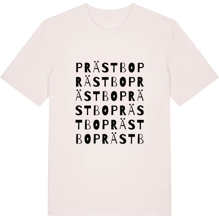 Prästbo ordlek t-shirt – t-shirt från PinShirt