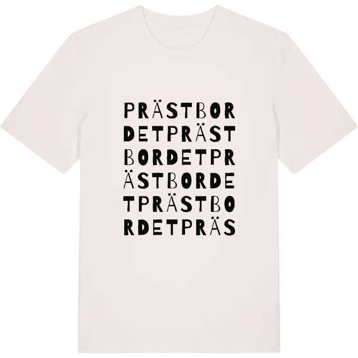 Prästbordet ordlek t-shirt – t-shirt från PinShirt