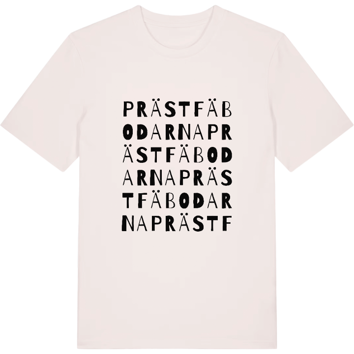 Prästfäbodarna ordlek t-shirt – t-shirt från PinShirt