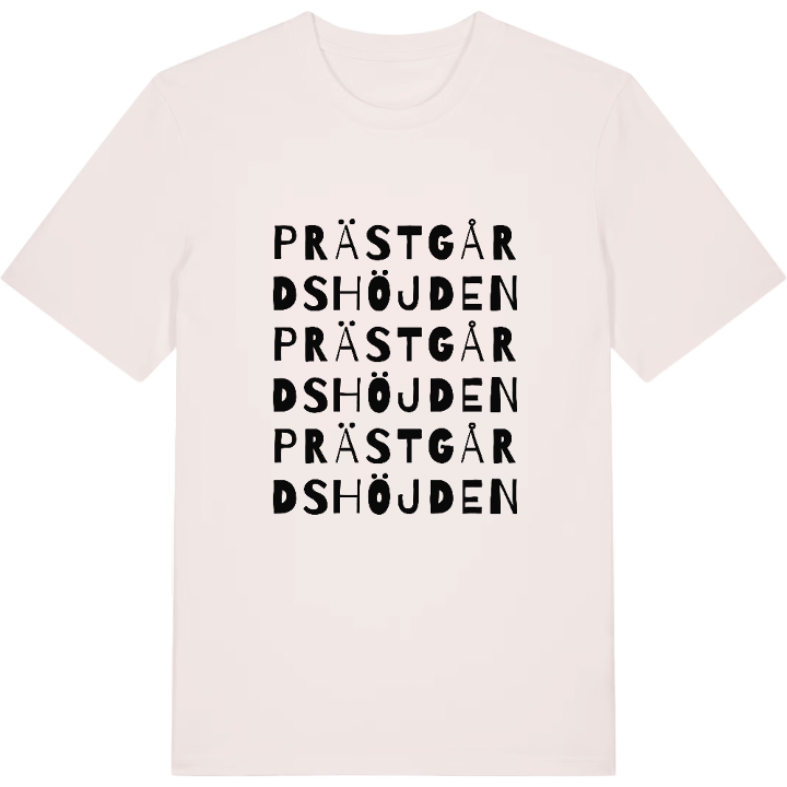 Prästgårdshöjden ordlek t-shirt – t-shirt från PinShirt