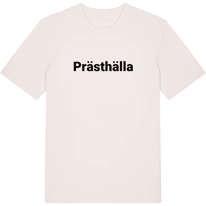 Prästhälla fetstil t-shirt – t-shirt från PinShirt