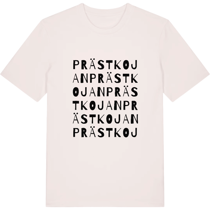 Prästkojan ordlek t-shirt – t-shirt från PinShirt