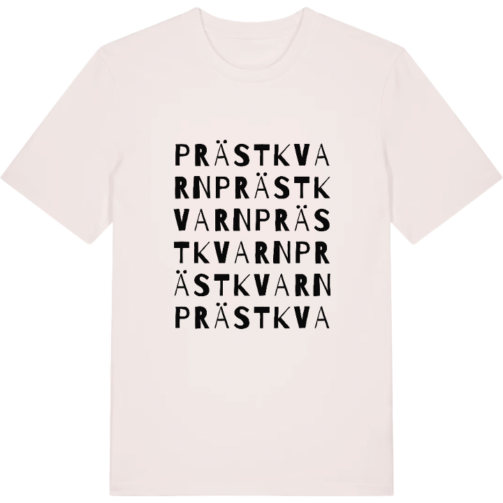 Prästkvarn ordlek t-shirt – t-shirt från PinShirt