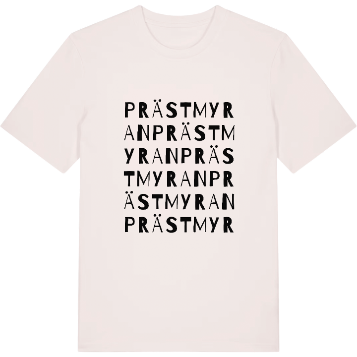 Prästmyran ordlek t-shirt – t-shirt från PinShirt