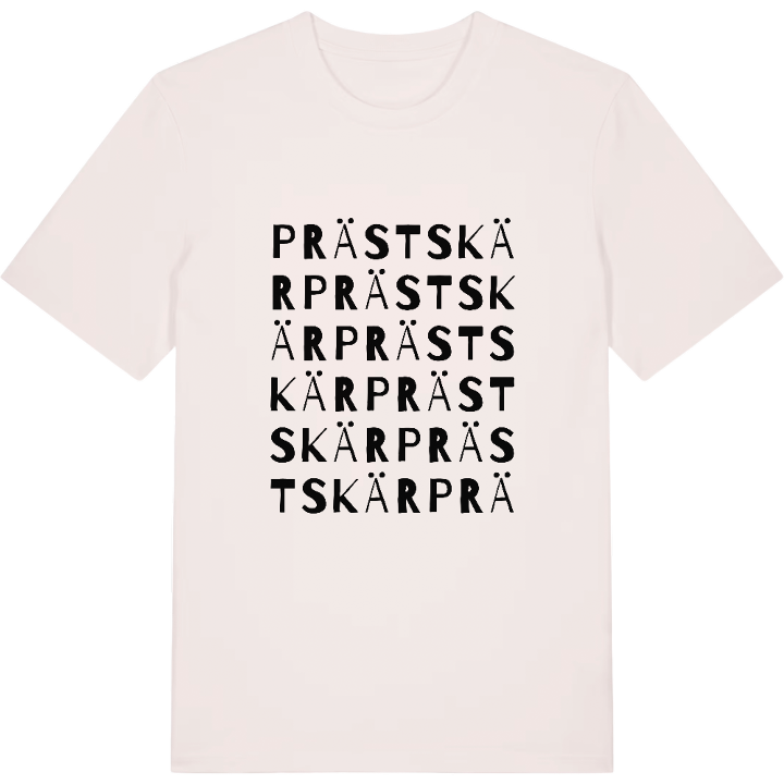 Prästskär ordlek t-shirt – t-shirt från PinShirt