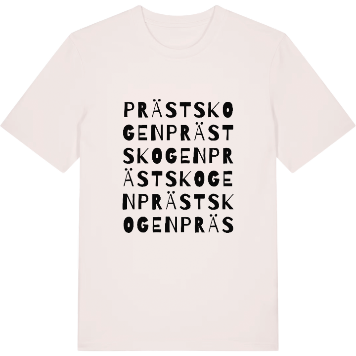 Prästskogen ordlek t-shirt – t-shirt från PinShirt