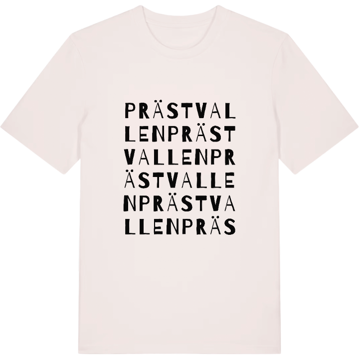 Prästvallen ordlek t-shirt – t-shirt från PinShirt