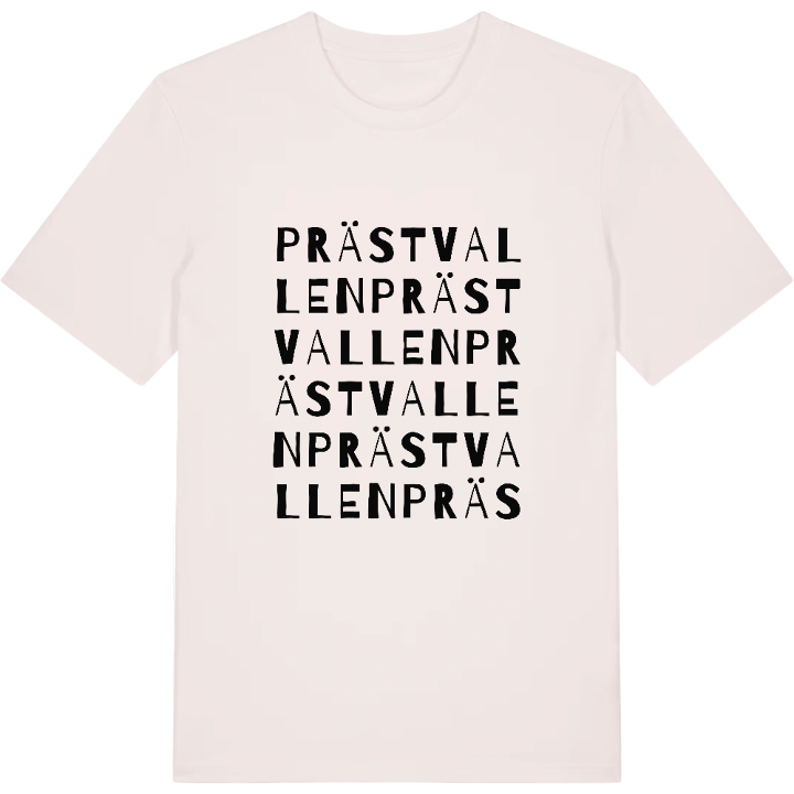 Prästvallen ordlek t-shirt – t-shirt från PinShirt