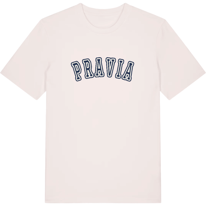 Pravia college t-shirt – t-shirt från PinShirt