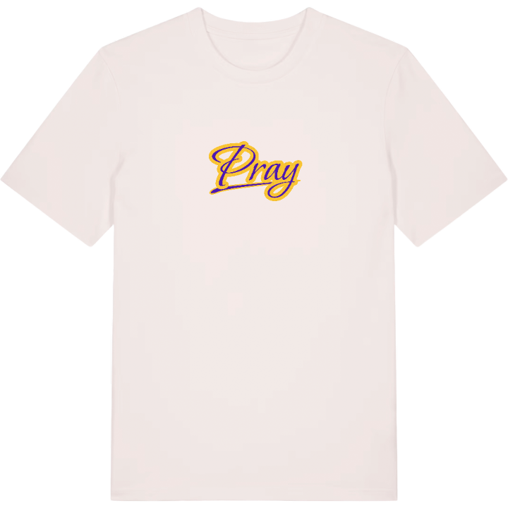 Pray baseball t-shirt – t-shirt från PinShirt