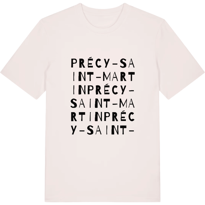 Précy-Saint-Martin ordlek t-shirt – t-shirt från PinShirt