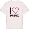 Jag älskar Preux t-shirt stort tryck