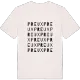 Preux ordlek t-shirt