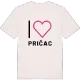 Jag älskar Pričac t-shirt stort tryck