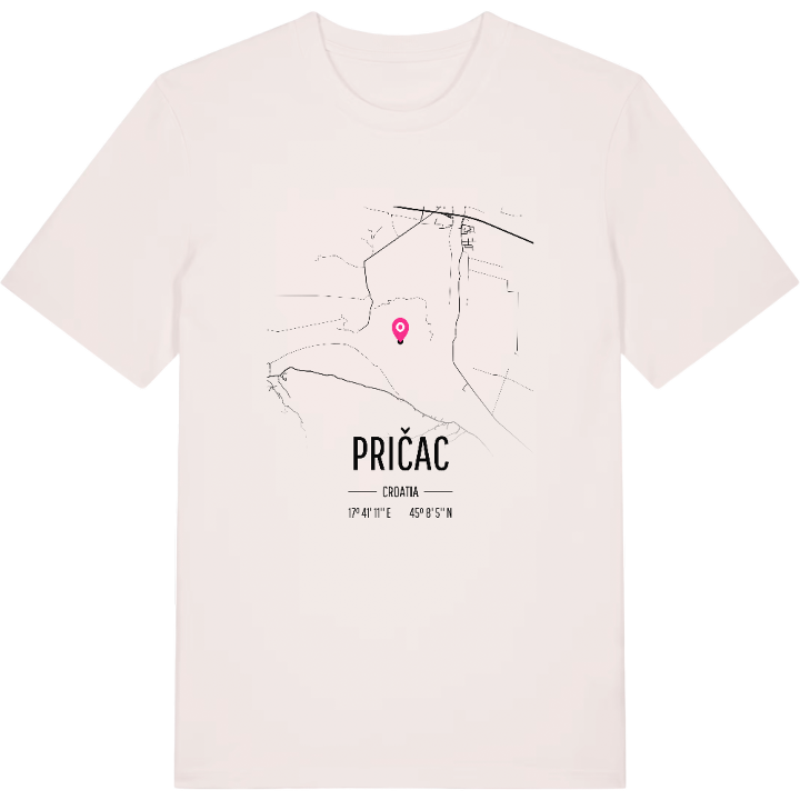 Pričac karta t-shirt – t-shirt från PinShirt